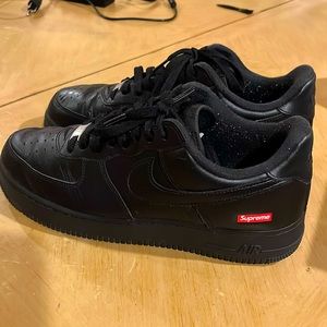 Black Air Force 1 supreme